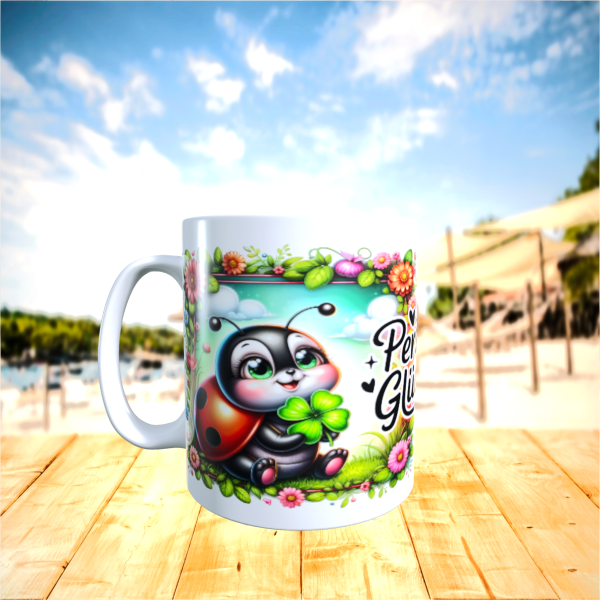 Keramiktasse " Persönliche Glückstasse "  KTM-485